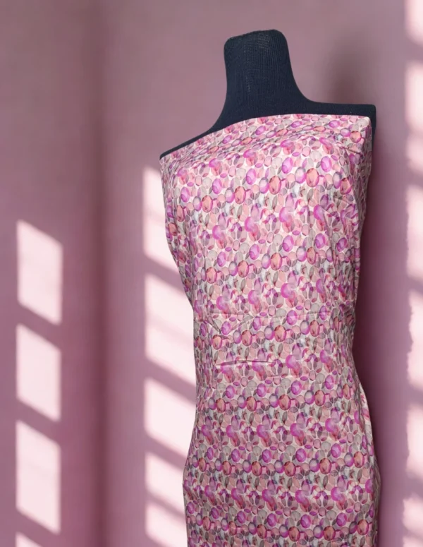 Crimson Veil – 2PC Digital Printed Unstitched