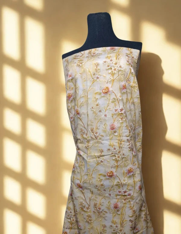 Golden Bloom - 2PC Digital Printed Unstitched